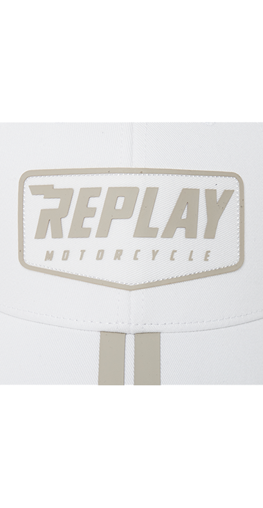 REPLAY MOTORCYCLE へビーコットンツイル キャップ 詳細画像 ホワイト 6